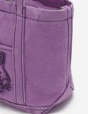  Túi Nữ Maison Kitsune Fox Head Mini Tote 'Lilac' 