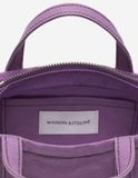  Túi Nữ Maison Kitsune Fox Head Mini Tote 'Lilac' 