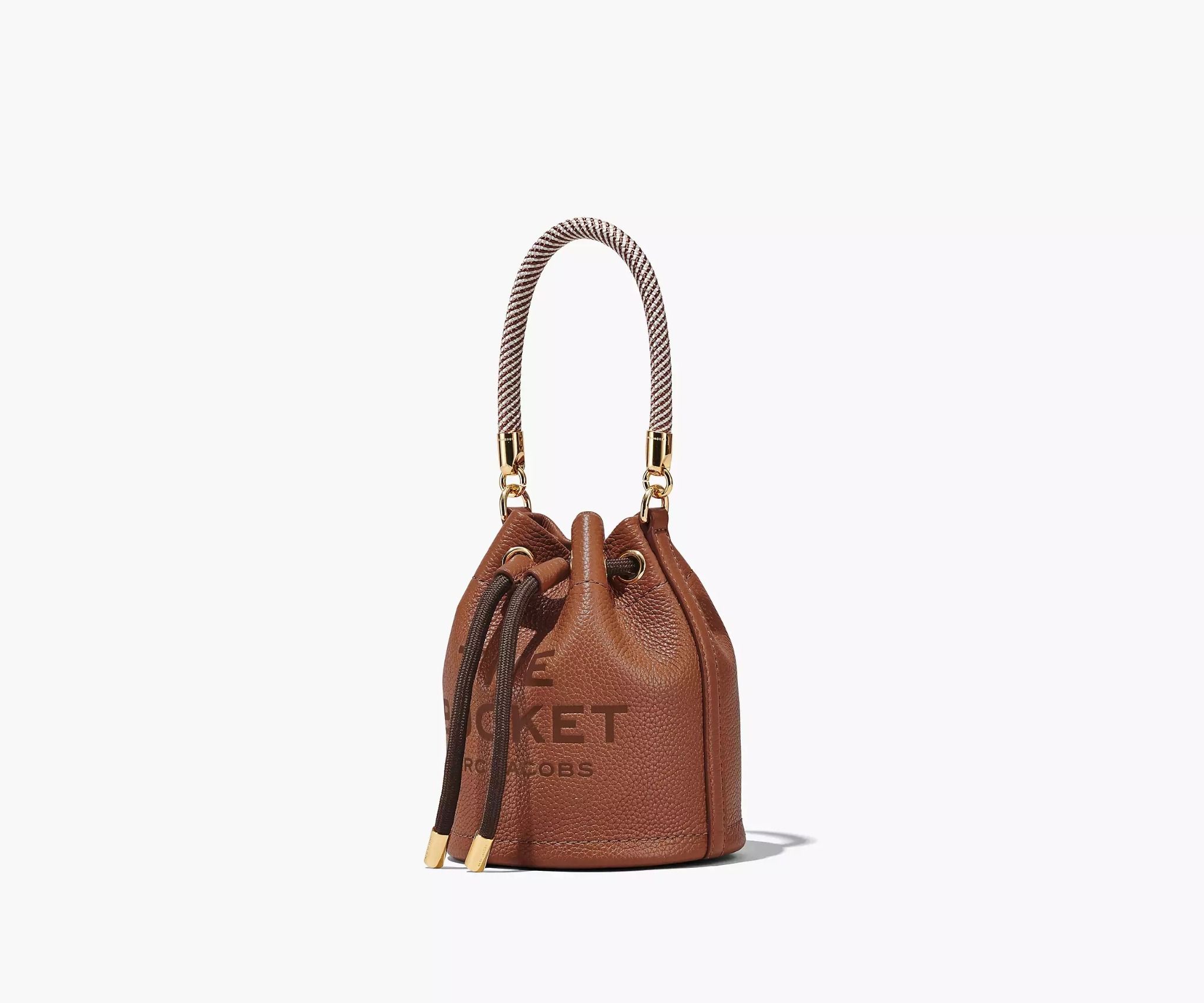  Túi Nữ Marc Jacobs Leather Mini Bucket Bag 'Argan Oil' 