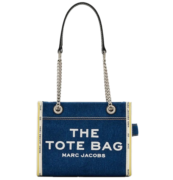  Túi Nữ Marc Jacobs Tote The denim Chain Small 'Blue' 