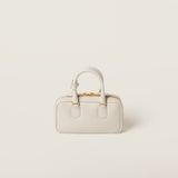  Túi Nữ Miu Miu Arcadie Leather Mini 'White' 