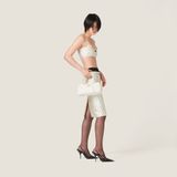  Túi Nữ Miu Miu Arcadie Matelassé Bag 'White' 