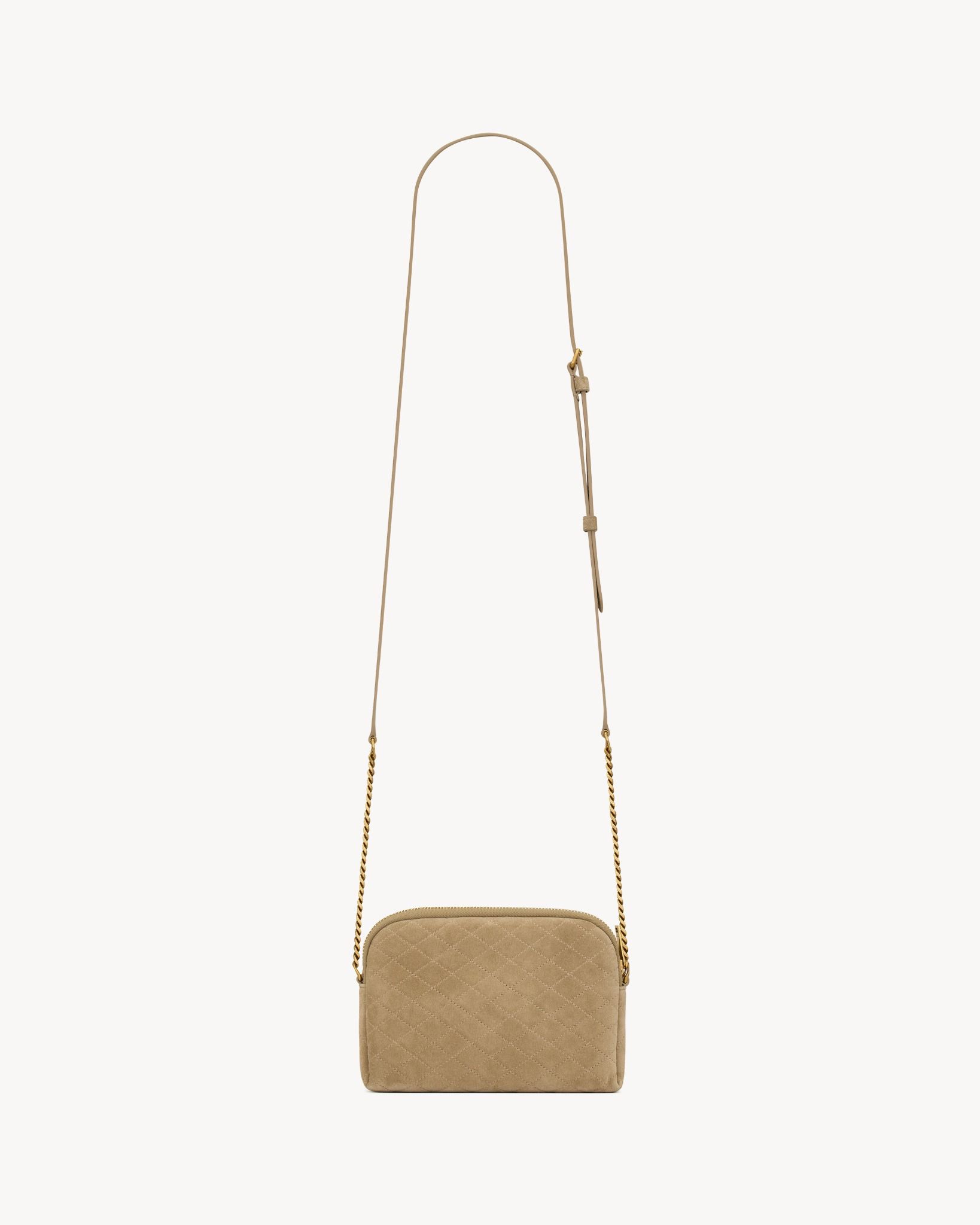  Túi Nữ Saint Laurent Gaby Zipped Pouch 'Matte Gold' 