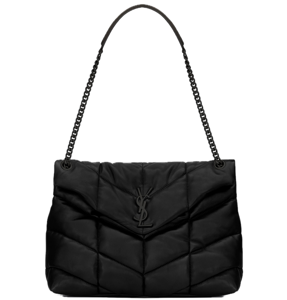  Túi Nữ Saint Laurent Puffer Medium In Leather 'Black' 