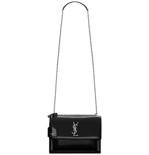  Túi Nữ Saint Laurent Sunset Medium In Leather 'Black' 