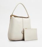  Túi Nữ Tod's Hobo Bag T Case Leather Large 'Off White' 