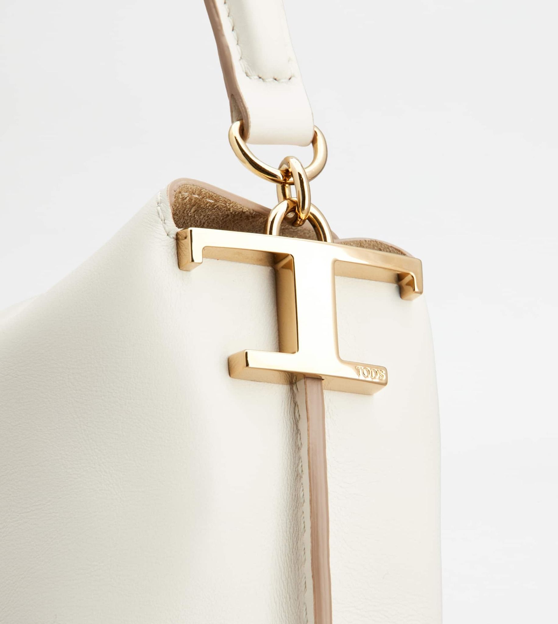  Túi Nữ Tod's Hobo Bag T Case Leather Large 'Off White' 