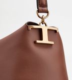  Túi Nữ Tod's Shoulder Bag T Case Leather Small 'Brown' 