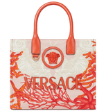  Túi Nữ Versace La Medusa Tote 'Coral' 
