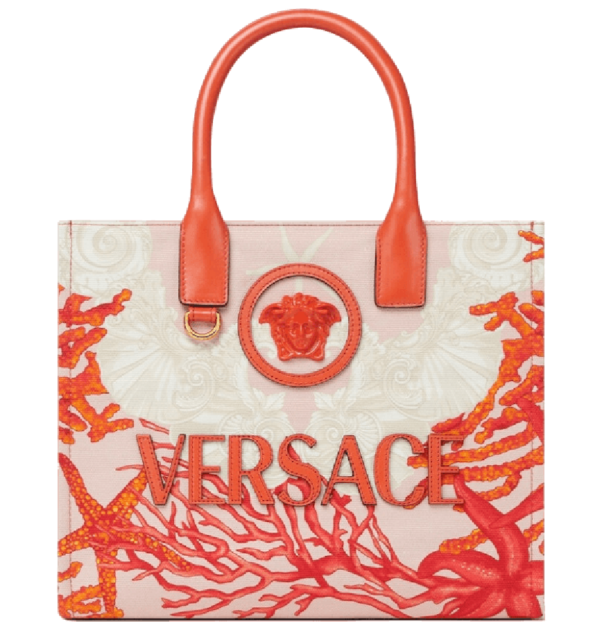  Túi Nữ Versace La Medusa Tote 'Coral' 