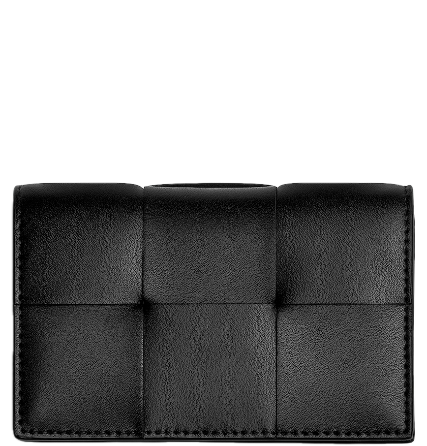  Ví Bottega Veneta Cassette Business Card Case 'Black' 