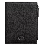  Ví Dior CD Icon Vertical Compact Card Holder 'Black' 