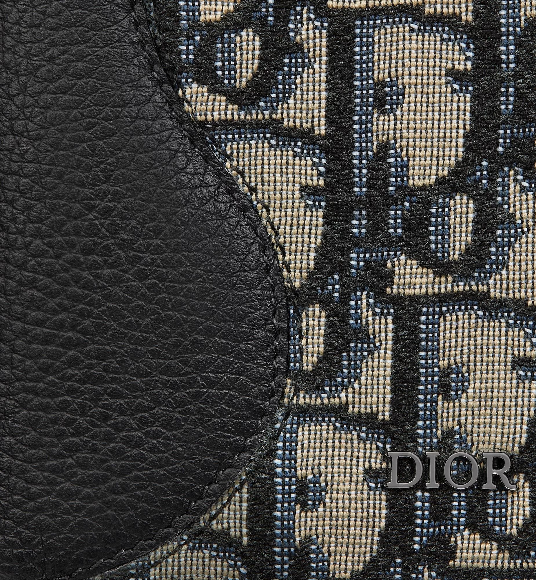  Ví Dior Saddle Vertical Bifold Card Holder 'Beige' 