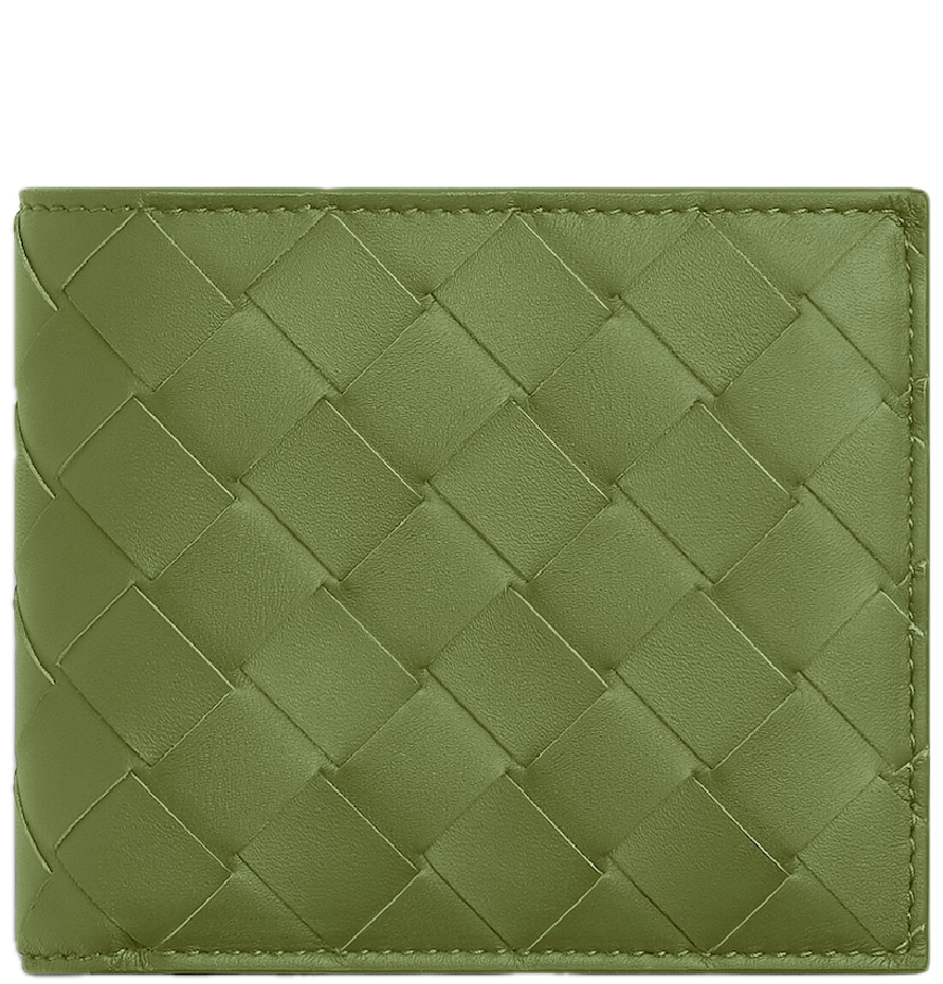  Ví Nam Bottega Veneta Intrecciato Bi-Fold Wallet 'Tea Leaf' 
