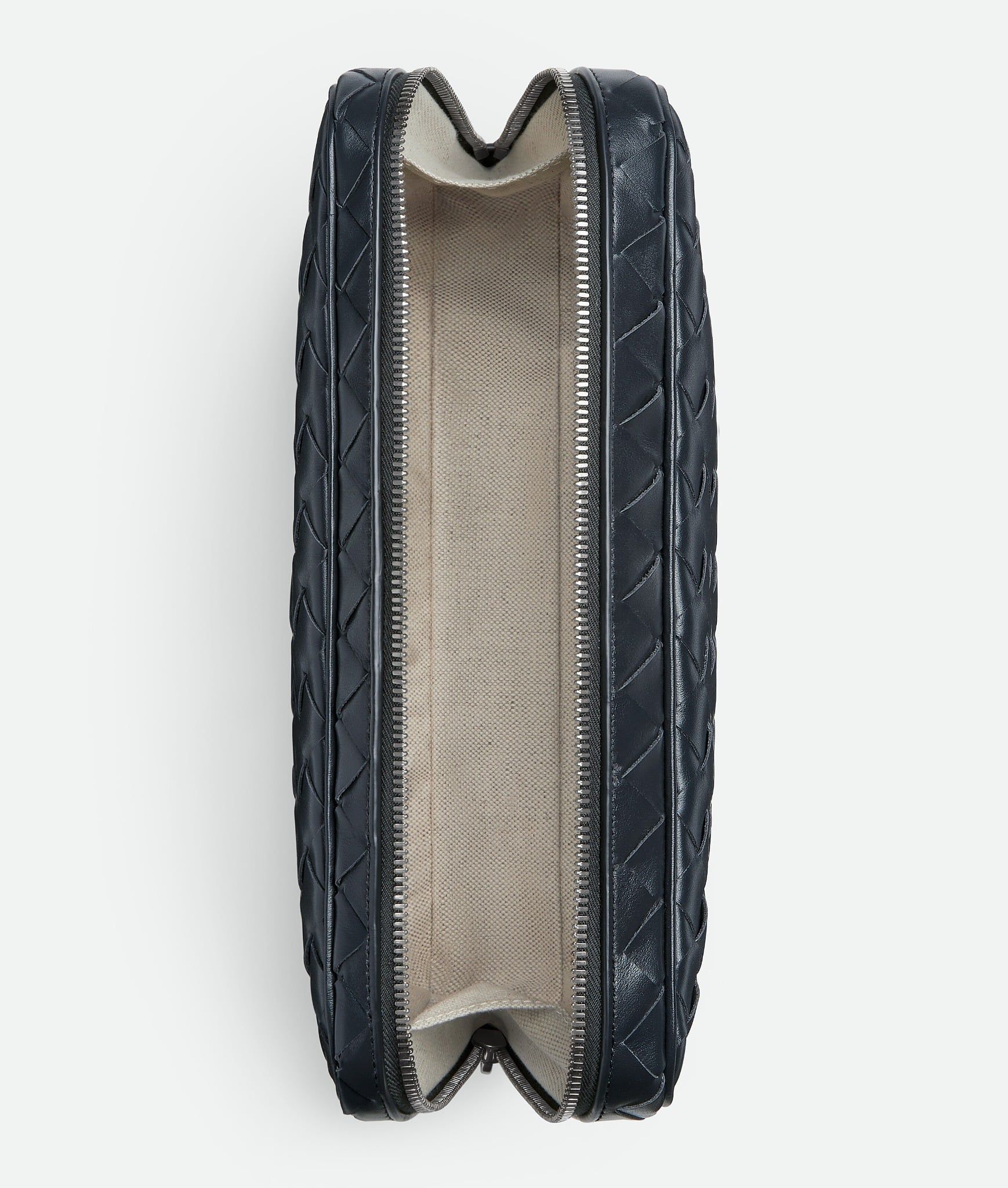  Ví Nam Bottega Veneta Intrecciato Large Zipped Organizing Pouch 'Shadow' 
