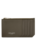  Ví Saint Laurent Paris Fragments Zip Card Case 'Musk' 