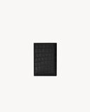 Ví Saint Laurent Tiny Cassandre Card Wallet 'Black' 