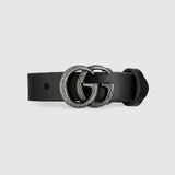  Vòng Tay Gucci Engraved Double G Bracelet 'Black' 