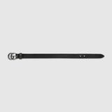  Vòng Tay Gucci Engraved Double G Bracelet 'Black' 