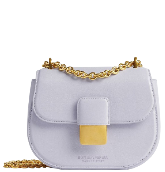  Túi Nữ Bottega Veneta Mini Chain Desiree Crossbody Bag 'Oyster' 