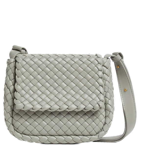  Túi Nữ Bottega Veneta Mini Cobble Shoulder Bag 'Agate Grey' 