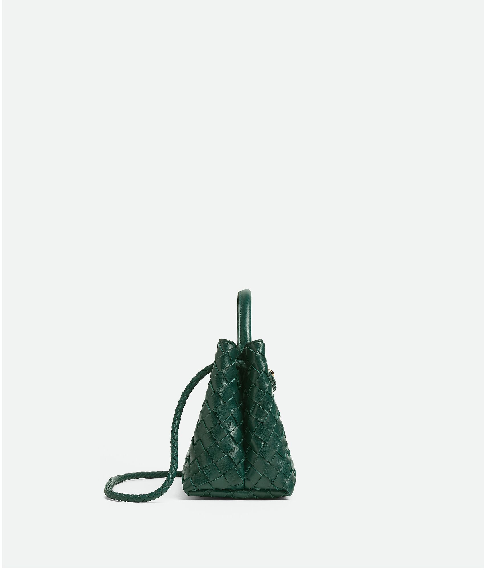  Túi Nữ Bottega Veneta Small East West Andiamo 'Emerald Green' 
