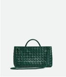  Túi Nữ Bottega Veneta Small East West Andiamo 'Emerald Green' 