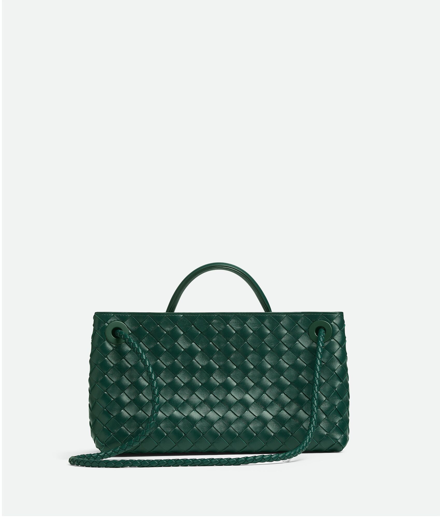  Túi Nữ Bottega Veneta Small East West Andiamo 'Emerald Green' 