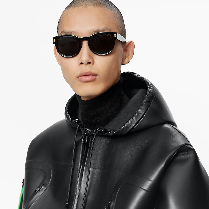  Kính Nam Louis Vuitton Escape Round 'Black' 