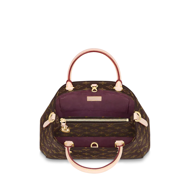  Túi Nữ Louis Vuitton Montaigne BB Monogram 'Brown Canvas' 