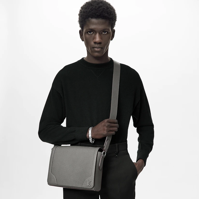  Túi Nam Louis Vuitton New Flap Messenger 'Grey' 