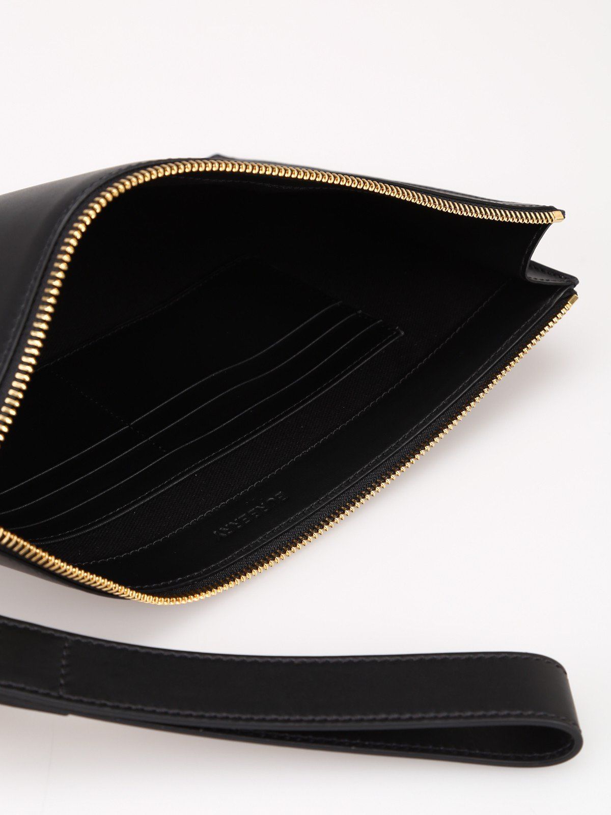  Túi Nam Burberry Edin Horseferry Print Leather Zip Pouch 'Black' 
