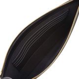  Túi Nam Burberry Edin Horseferry Print Leather Zip Pouch 'Black' 