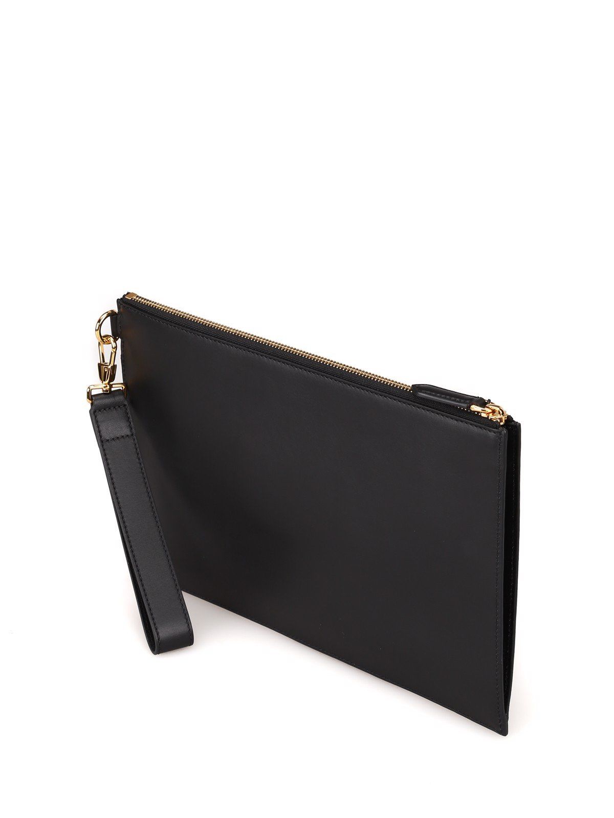  Túi Nam Burberry Edin Horseferry Print Leather Zip Pouch 'Black' 