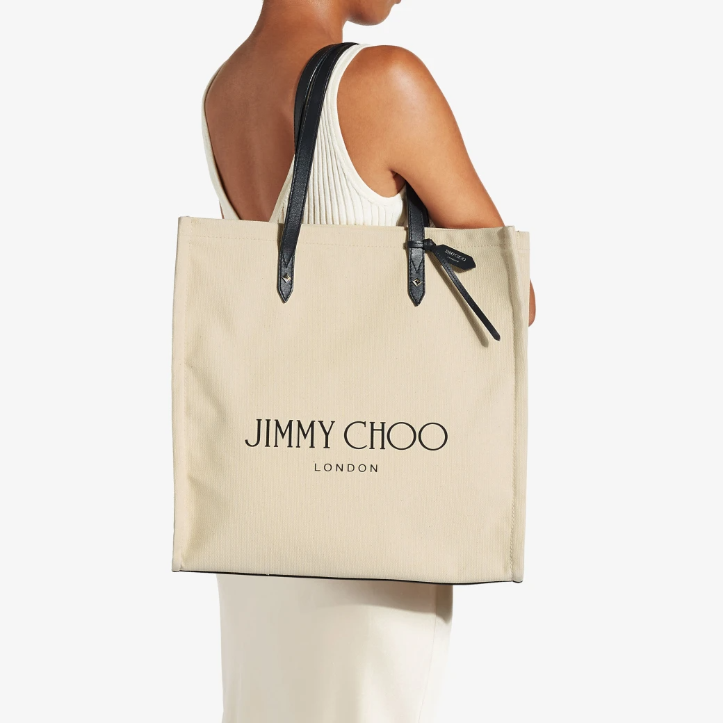 jimmy choo logo tote