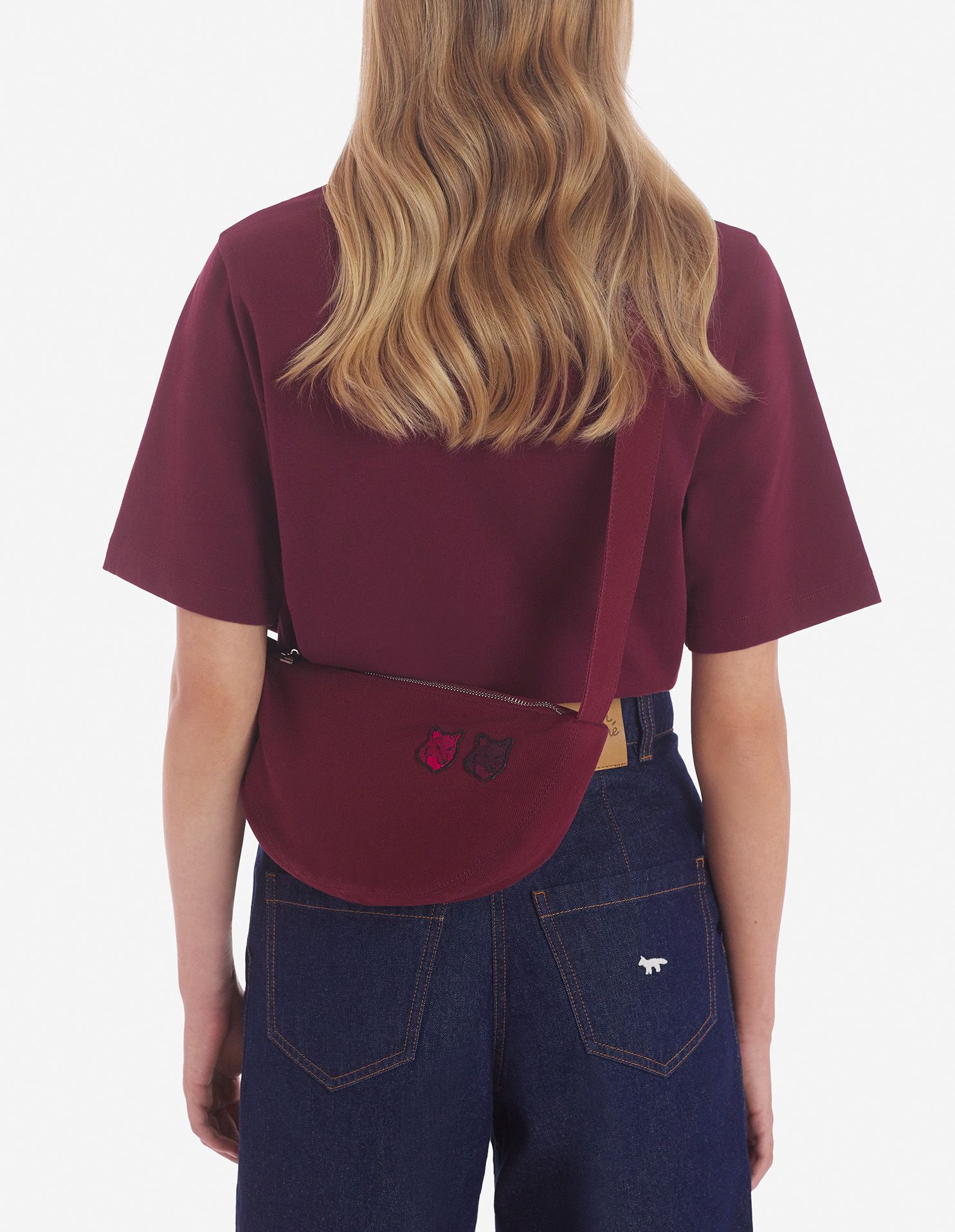 新品　メゾンキツネ　DOUBLE BOLD FOX HEAD BUMBAG DOUBLE FOX HEAD BUMBAG | Maison Kitsuné