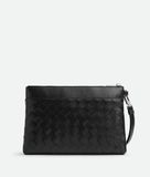  Túi Nam Bottega Veneta Intrecciato Prism Pouch 'Black' 