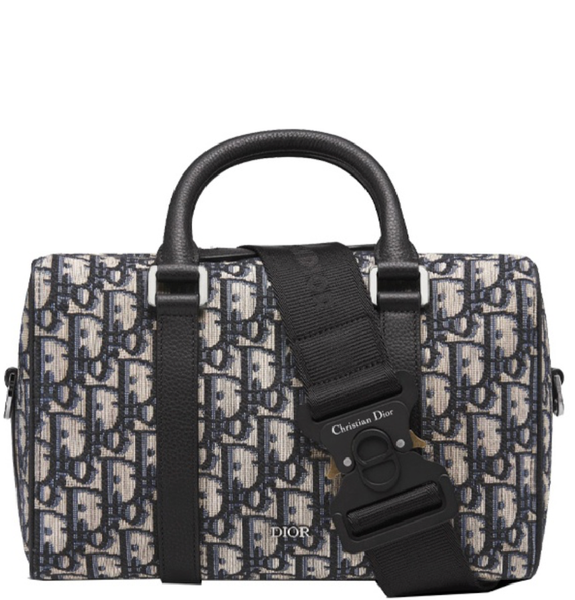  Túi Nam Dior Lingot 26 Dior Oblique Jacquard 'Beige Black' 