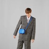  Túi Nam Gucci GG Crytal Mini Shoulder Bag 'Blue' 