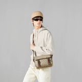  Túi Nam Gucci GG Messenger Bag 'Beige Ebony' 