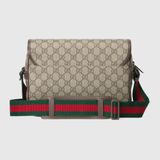  Túi Nam Gucci GG Messenger Bag 'Beige Ebony' 