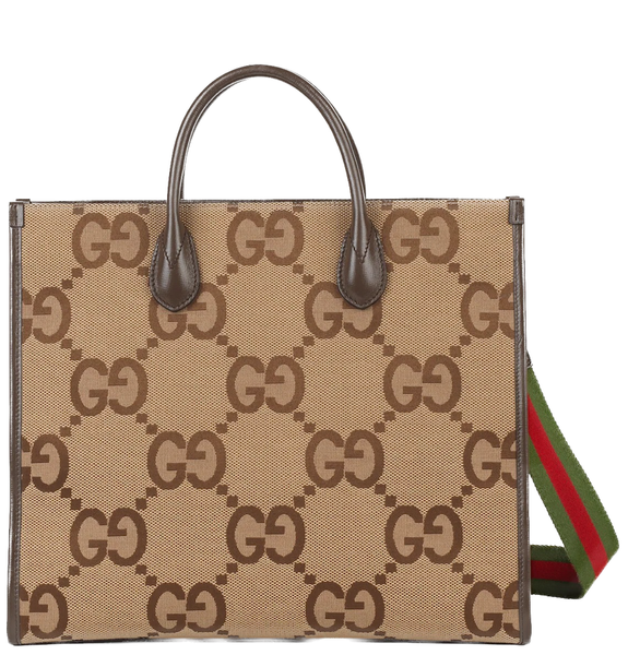  Túi Nam Gucci Jumbo GG Tote Bag 'Camel' 