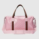  Túi Nam Gucci Large Duffle Bag With Web 'Pink' 