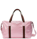  Túi Nam Gucci Large Duffle Bag With Web 'Pink' 