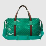  Túi Nam Gucci Large Duffle Bag With Web 'Green' 