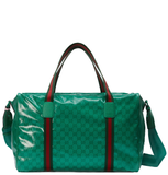  Túi Nam Gucci Large Duffle Bag With Web 'Green' 