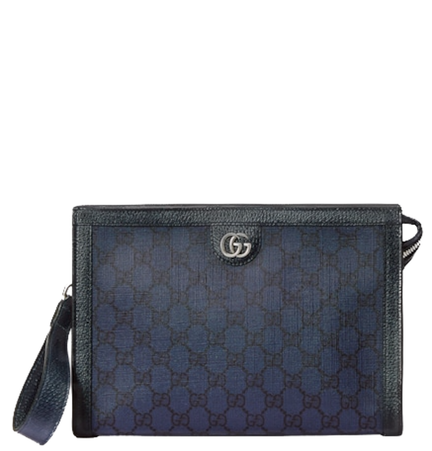 Túi Nam Gucci Ophidia GG Pouch 'Blue Black' 760243-UULBN