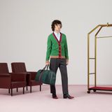  Túi Nam Gucci Savoy Large Duffle Bag 'Green' ‎ 