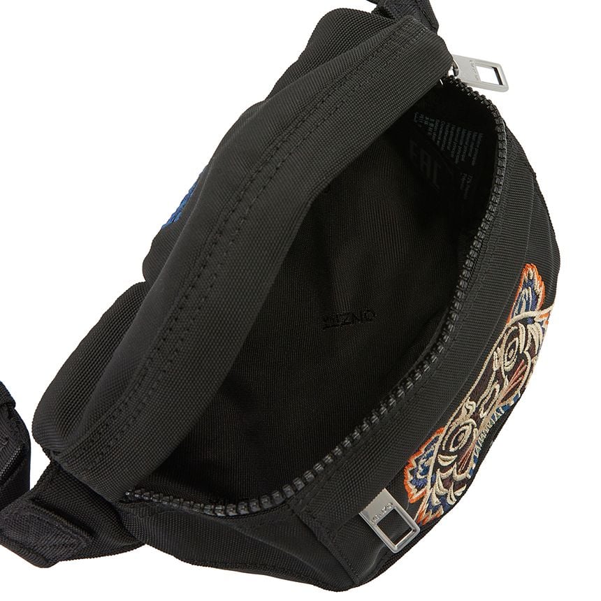  Túi Nam Kenzo Tiger Crest Mini Common Belt Bag 'Black' 