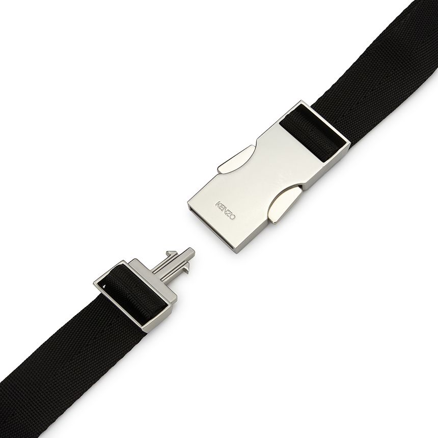  Túi Nam Kenzo Tiger Crest Mini Common Belt Bag 'Black' 